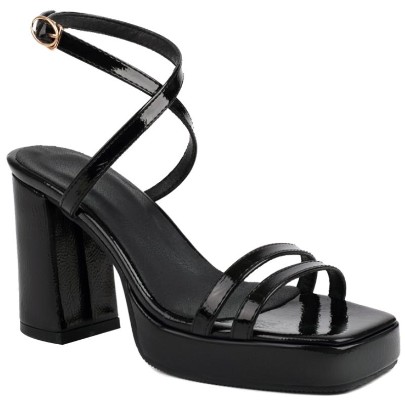 

Платформа Летняя Обувь Женские Сандалии 2025 Высокие Каблуки Ремешок на Щиколотке Гладиатор Вьетнамки Женская Обувь Вечеринка Свадебная Обувь Леди 39 чёрный