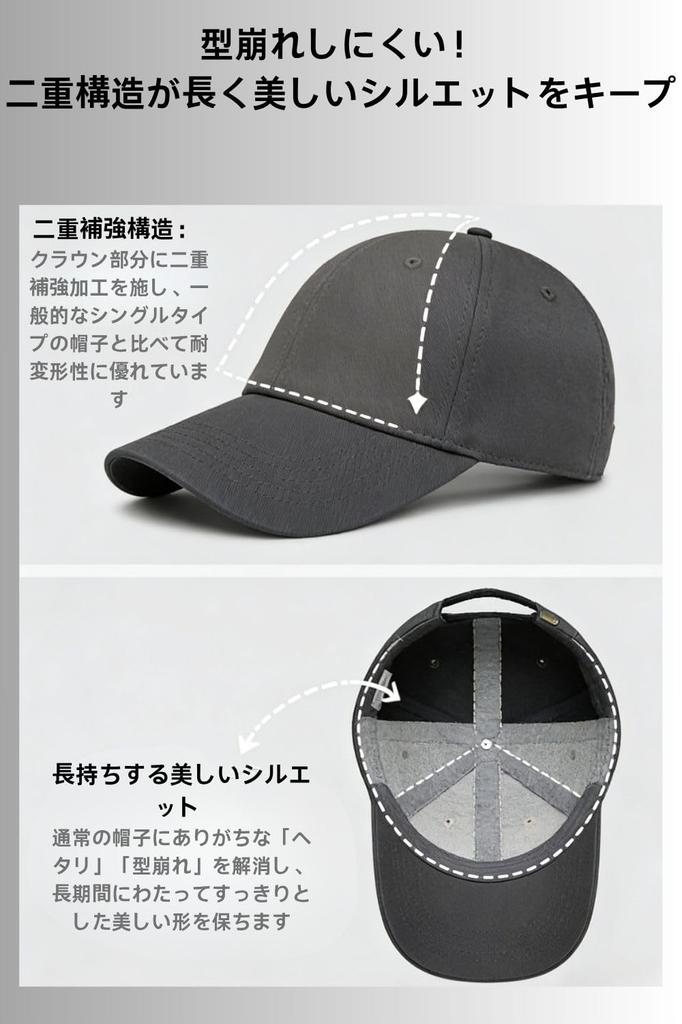 NCFBAG Cap Dark Blue Cotton Alphabet Adjustable UV Protection Women's