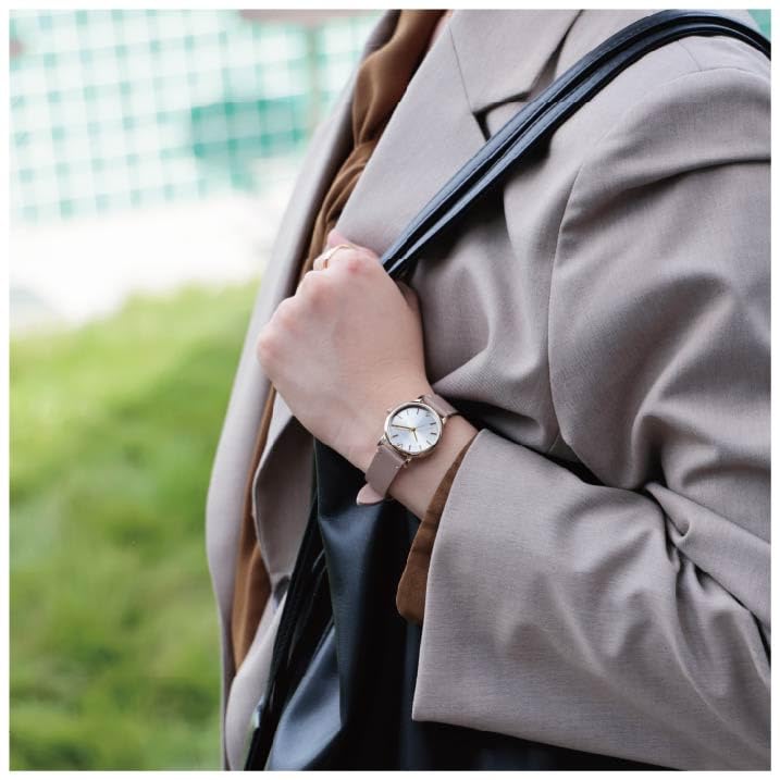 [GRAND JOUR] MADE IN TOKYO Genuine Leather Strap Watch, 3 ATM Water Resistant