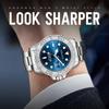 Top Luxury Man Watch Waterproof Luminous Date Men Watch Stainless Steel Male Clock Sport Fashion Men's Quartz Watches
