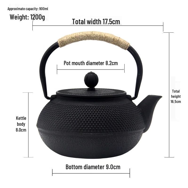 Tea Ceremony Cast Iron Teapot Set