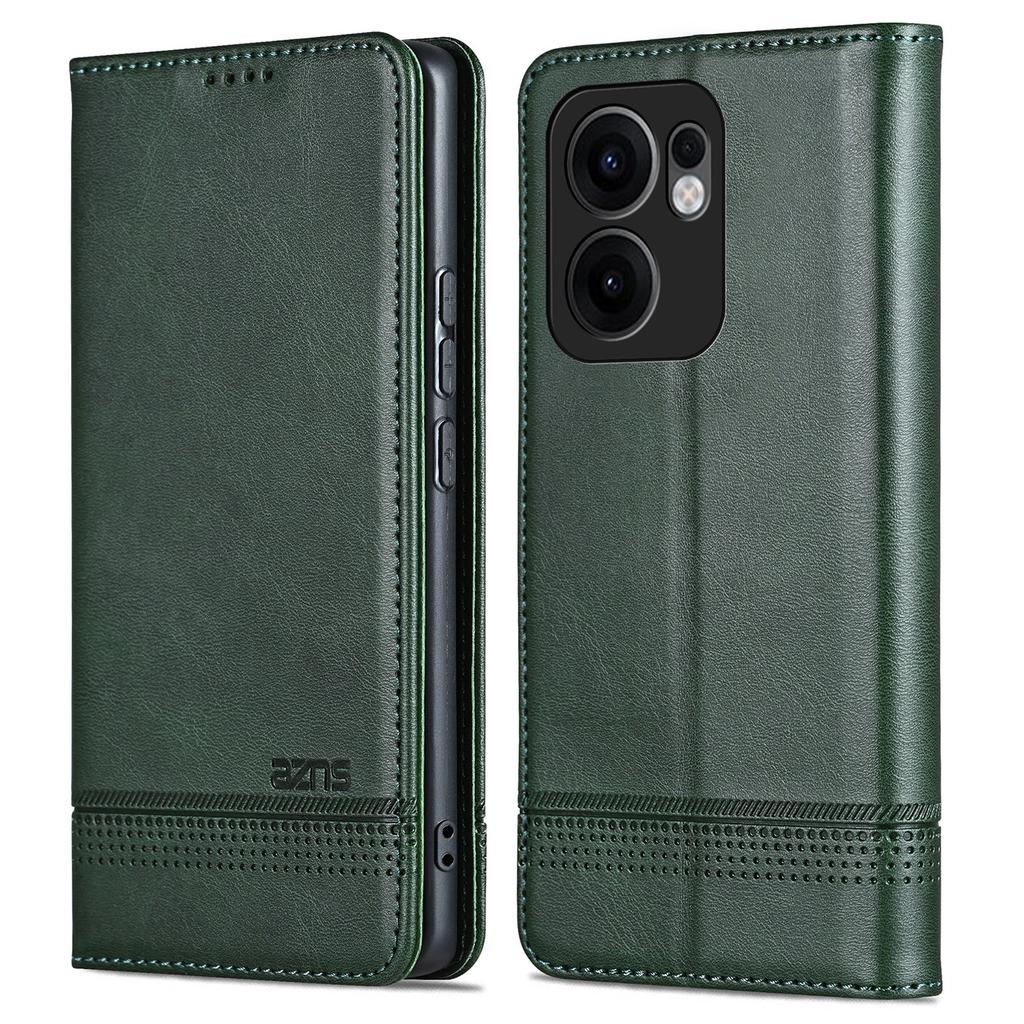 AZNS For Oppo Reno13 F 5G Case Cowhide Texture PU Leather Wallet Phone Cover
