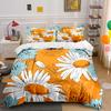 Vibrant Floral Decorative Pattern Print Soft Comfortable Duvet Cover Bedding Set Included 1*Duvet Cover  2*Pillowcases