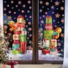 Christmas Static Cling Stickers for Living Room Bedroom Holiday Party Decorations