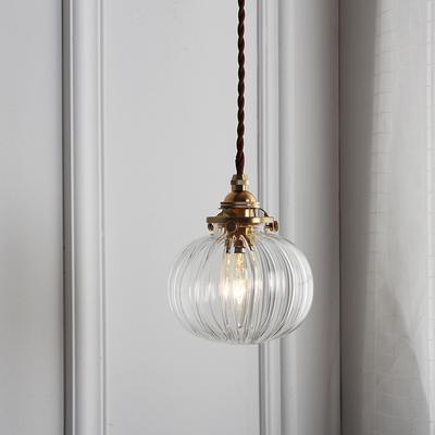Retro Glas Pendelleuchte Nordische Esszimmer Pendelleuchte Kreative Minimalistische E27 Transparenter Lampenschirm Für Restaurantlicht