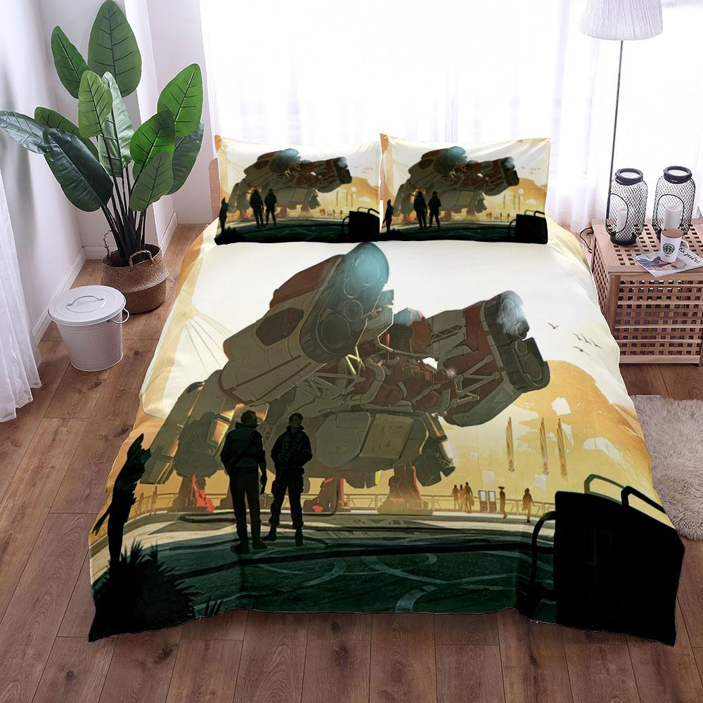 A380 Airbus Cockpit Duvet Cover Set King Queen Double Full Twin Single Size Bed Linen Set