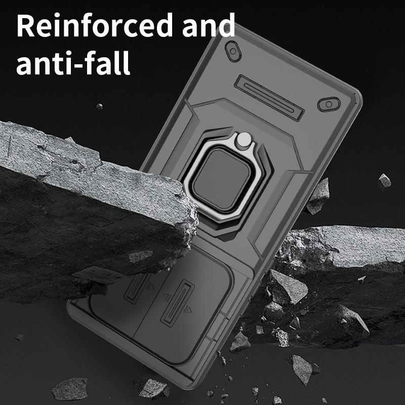 For Cover Honor X9B Case Honor X9B Capas New Armor Shockproof Back Bumper Slide Camera Lens Ring Holder Fundas Huawei Honor X9B