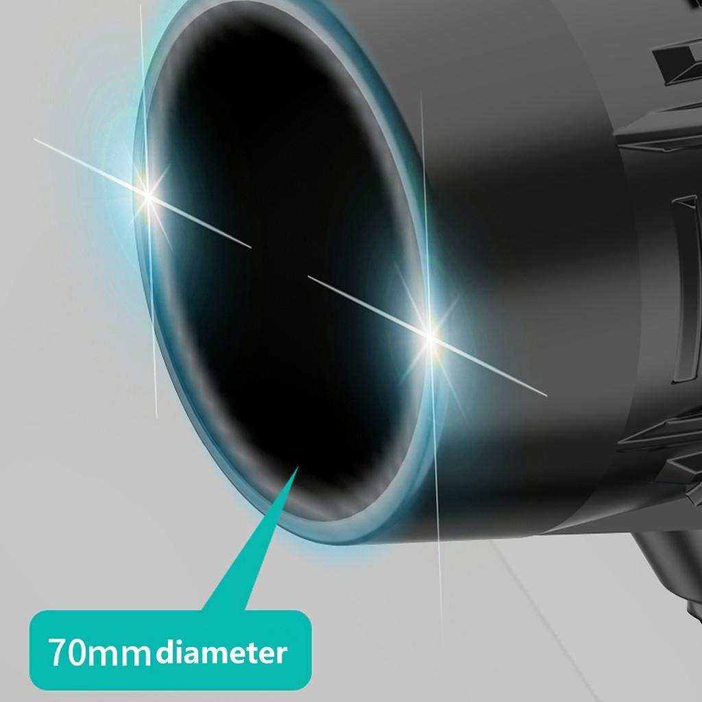 Cordless Violent Turbo Jet Fan Portable High Power Hair Dryer Household Mini Handheld Air Blower Black