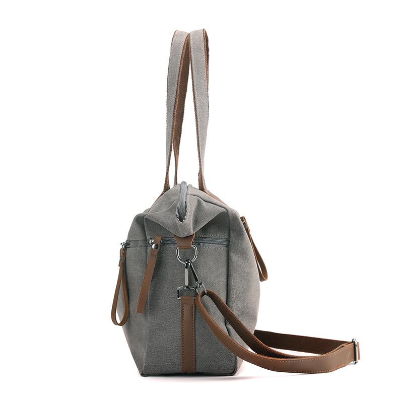 Taška přes rameno Dámská taška Trend Jednoduchá móda Velkokapacitní plátěná taška do ruky