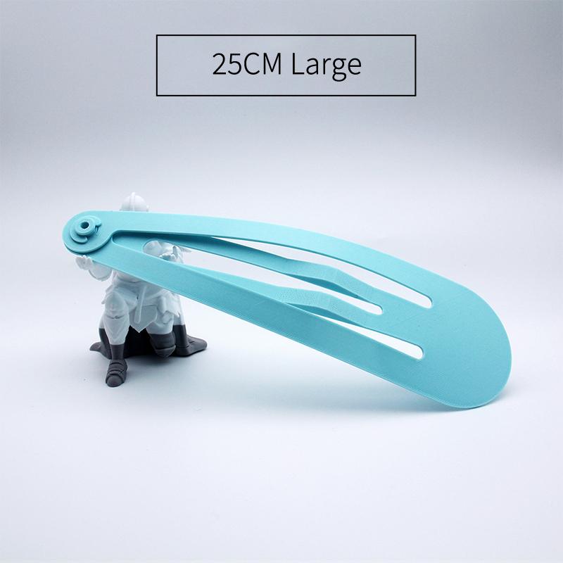 Cute Strawberry Curtain Clips Extra Large Hair Claw Kawaii Polka Dot Design Hairpin for Thick Long Hair Daily Styling
