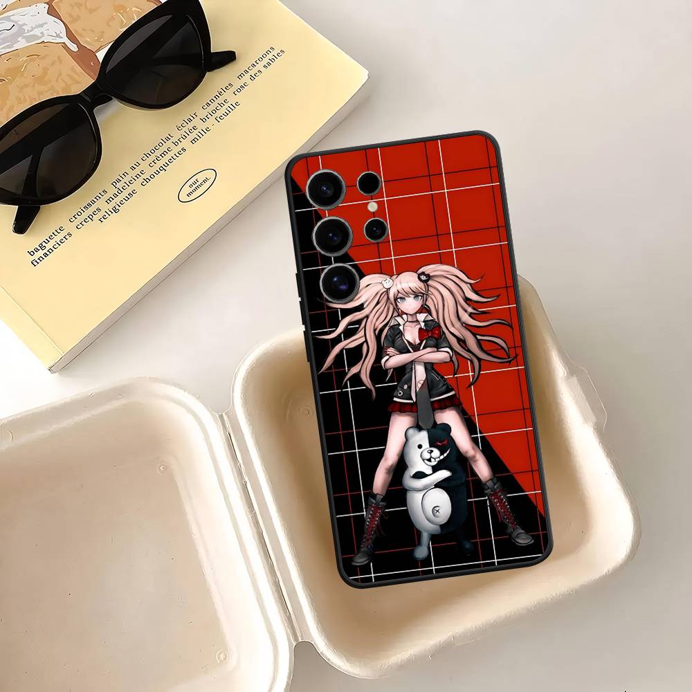 Danganronpa Junko Enoshima Monokuma Case For Samsung Galaxy Case S25 S23 S22 S21 S30 S20 S10 Ultra Plus FE TPU Soft Cover