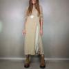 Women's Long Sleeve Knit Cardigan Two Piece Outfit V Neck Lace Trim Spaghetti Strap Midi Dress Set Solid Color Fall Elegant Casual Outfit