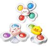 Toddler Cartoon Suction Cup Spinning Toy for High Chair – Edible, Educational, 0-1 Year Olds