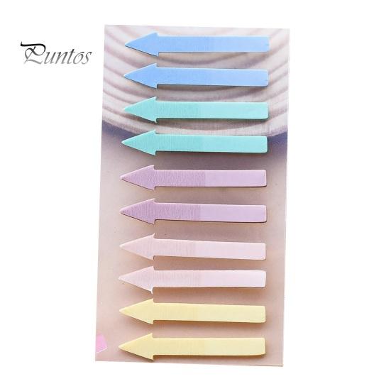 File Marking Tags Arrow Index Tab Stickers, Translucent PET Page Markers, Journaling Supplies Colorful Sticky Flags for Organizing Book And Self Stick