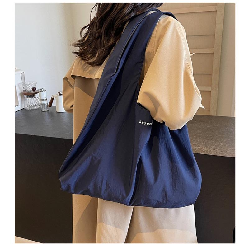 Color Collision Letter Casual Handbag 2025 New Simple Shoulder Bag