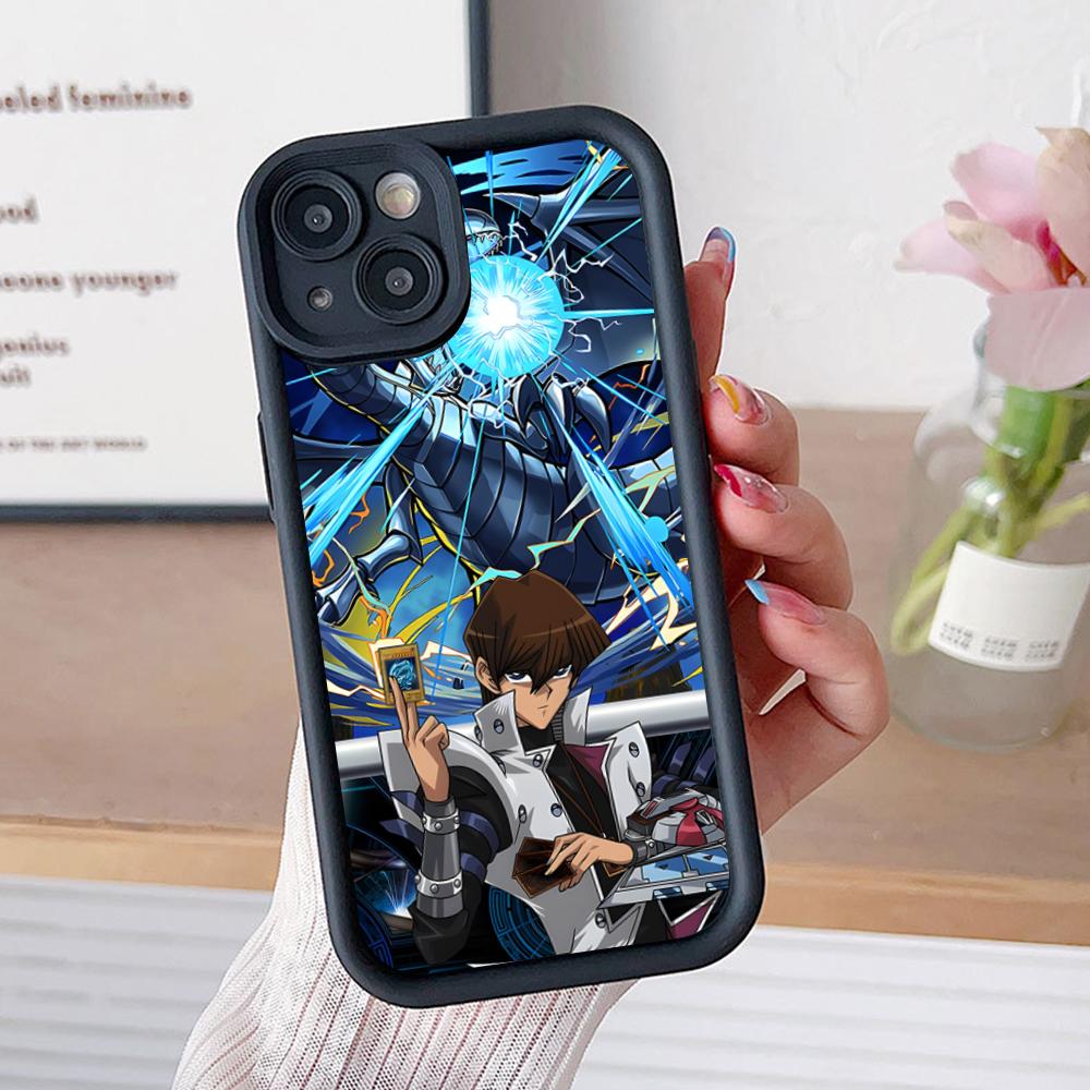 

Yugioh Seto Kaiba Phone Case for iPhone 17 16 15 14 13 12 11 Air Pro Max Plus Black Soft TPU Shockproof Cover iPhone 16e