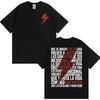 Dani Martin La Montana Rusa Album Merch T-Shirts Herrenbekleidung Street T-Shirt Baumwolle Locker Oversized T-Shirt