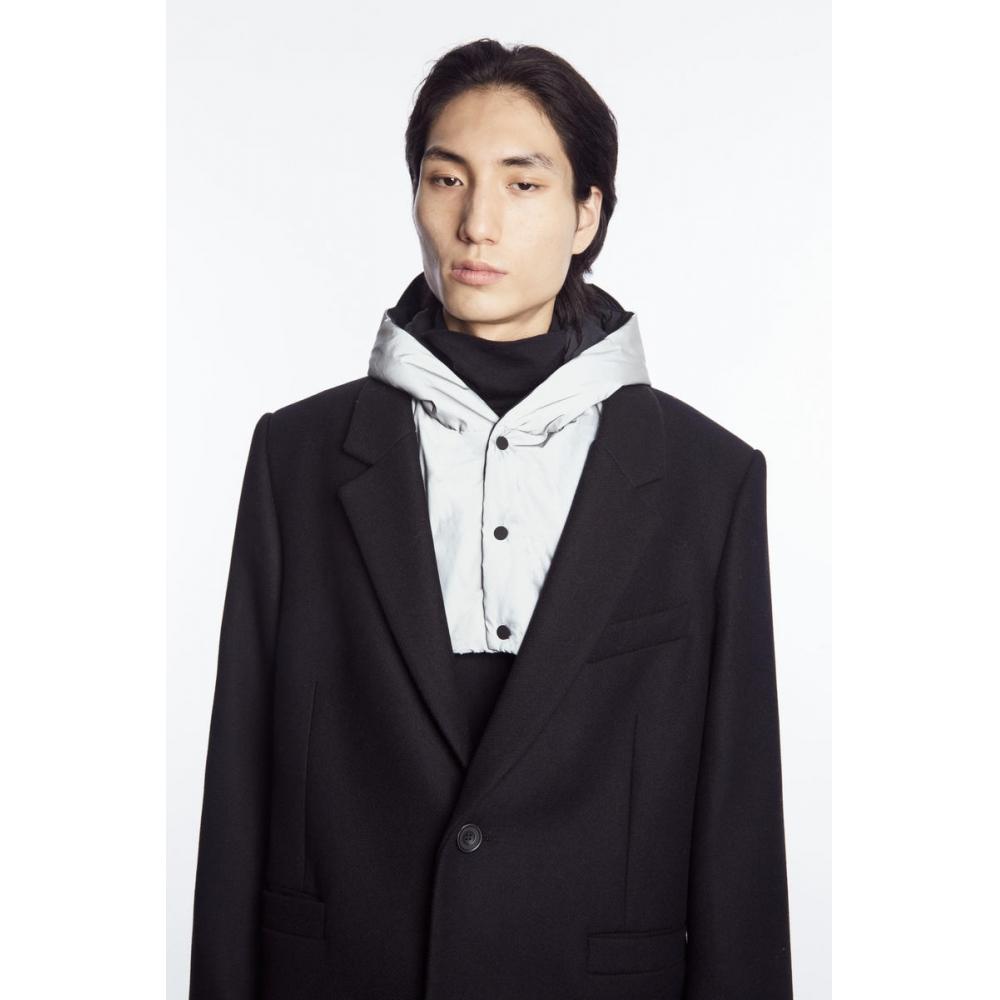 

Двусторонний укороченный гибридный жилет COS Japan silverblack/ONESIZE