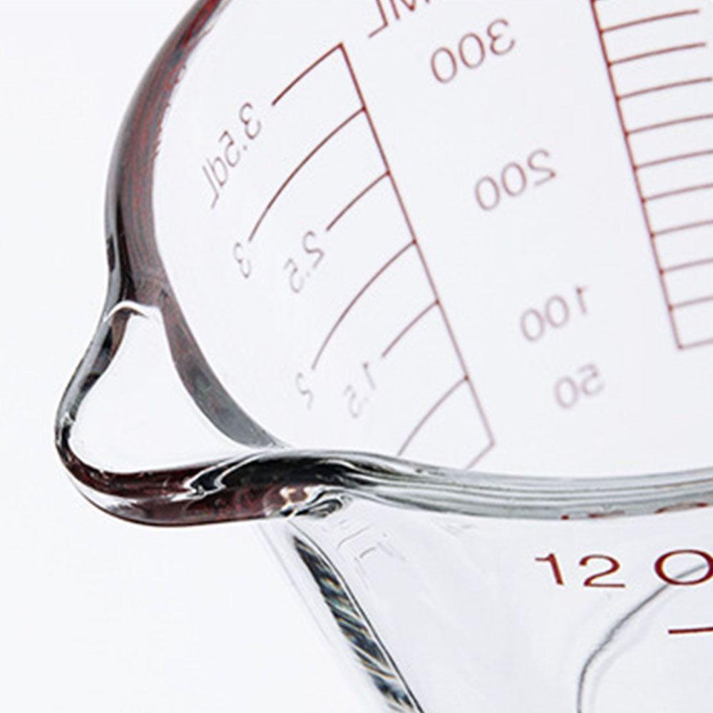 Transparent Measuring Cups with Scale Oven Safe Milk Cup Pour Spout Liquid Measuring Cups  Baking