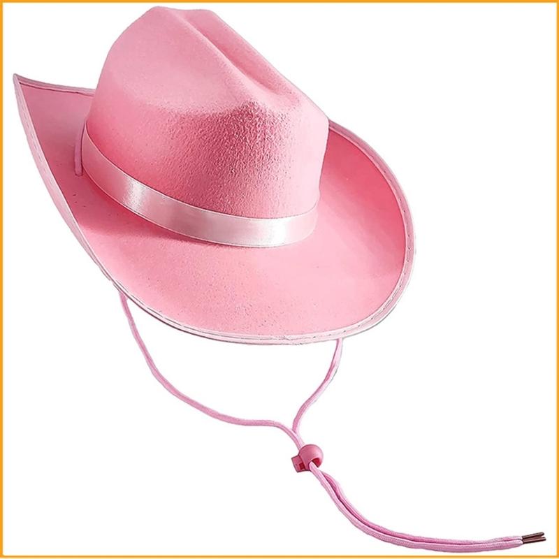 Kreativer Cosplay Cowboyhut Der West-Typ Hut mit großer Krempe Fahrradmaske Cowboy Jazz-Accessoires für erwachsene Männer und Frauen