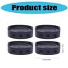 4Pieces Rubber Antislip Mats Shock Absorbent Pads for Washers and Dryers To Minimize Shaking and Enhances Stability