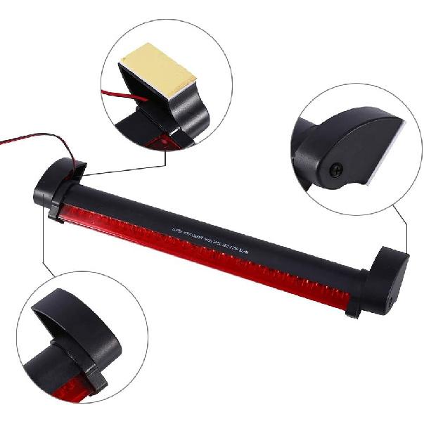 Aramox LED Brake Light, Universal 32 LED High Mount Third Brake Stop Tail Light Warning Lamp 12V