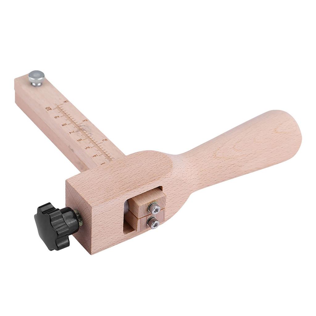 Wood Cutting Tool for Wood Lther   Lther Strip with 3 Blades for Craft Tools 0-10cm Width Clr Scale