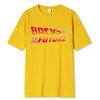 Back To The Future Tshirt Cotton T Shirt For Men Summer Short Sleeve T Shirts Movie Hip Hop Tee Tops Streetwear T-shirts XXXL