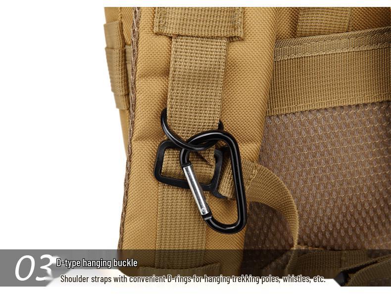 Large Capacity Camouflage Camping Backpack for Military and Outdoor Sports - 3P Rucksack