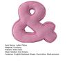 Pink Corduroy Letter Pillow A To Z English Alphabet Throw Pillow Decorative Capital Alphabet Shaped Hugging Cushion Sofa Bedroom Living Room Decor