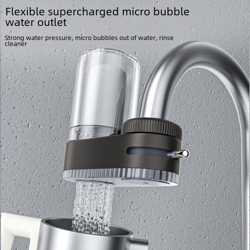 Purificator de apă pentru robinet de bucătărie, filtru de declorinare și rezistent la stropire