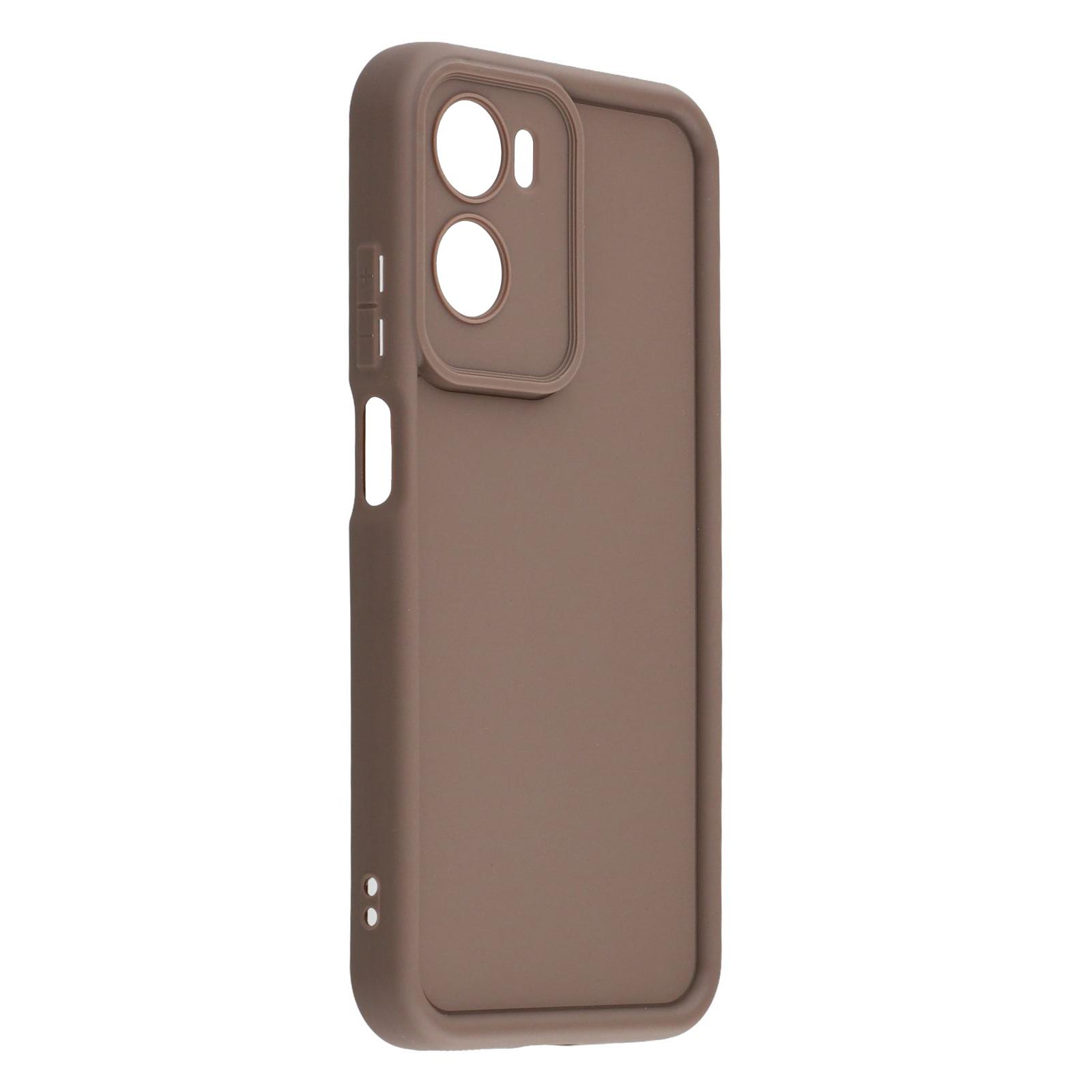 

For Motorola Moto G05 4G/E15 4G Case Grooved Design TPU Anti Slip Phone Cover Red