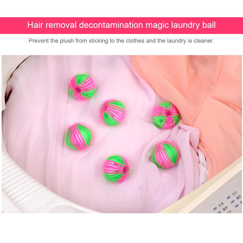 Magic Lint Remover Laundry Balls 6 Pack Reusable Fabric Shaver for Clothes