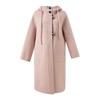 Sancai Alpaca Blend Hooded Double-Faced Toggle Coat