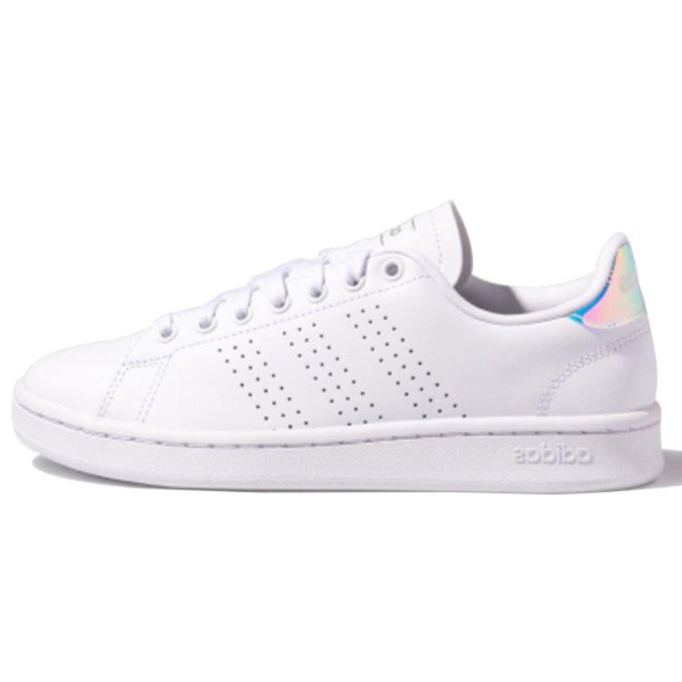 

Adidas Advantage White Женские кроссовки Обувь-Белый Серебристый-Металлик EE9690