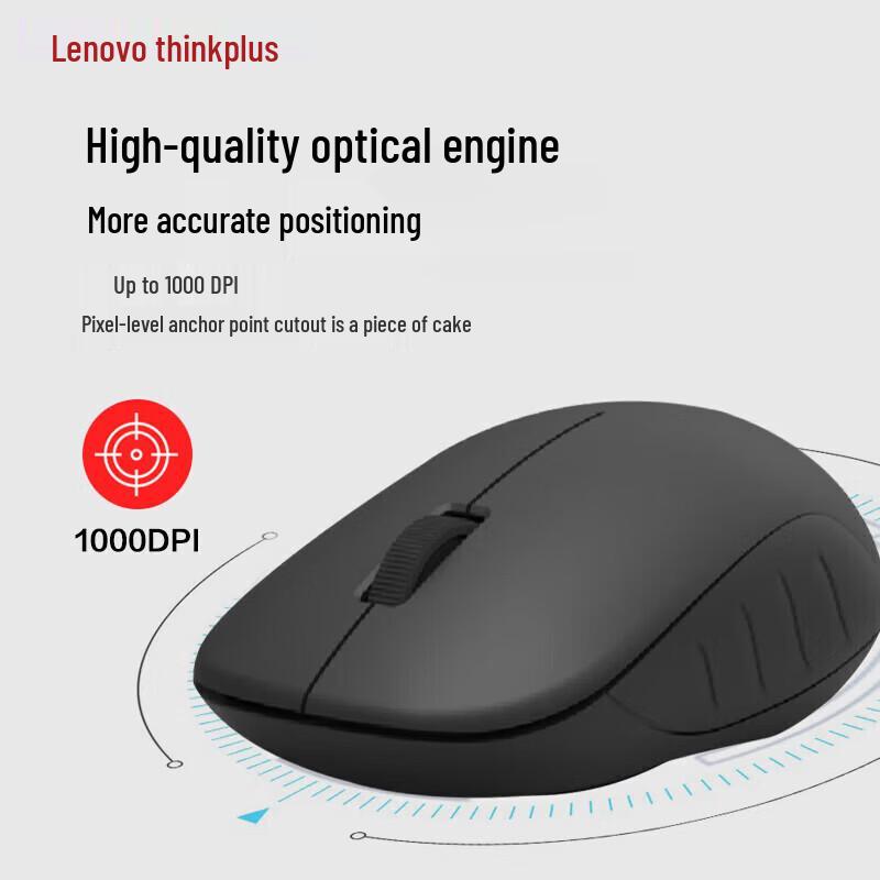 Lenovo WL80 Dual-Mode Wireless Mouse