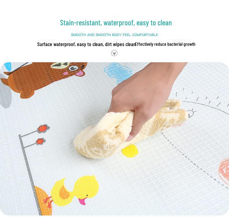 Thickened Waterproof Foam Baby Crawling Mat - Cold-Proof, Anti-Fall, Indoor/Outdoor Use