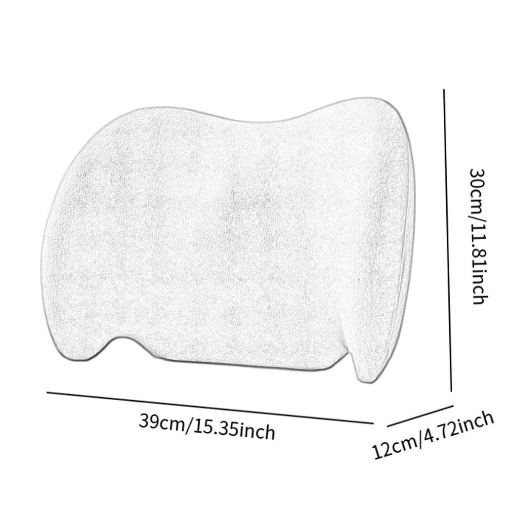 Lumbar Support Pillow for Car Ergonomic Comfortable Breathable Sitting Car Back Cushion Car Seat Mid Lower Back Support Cushion