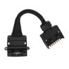 Trailer Adapter 7 Pin Flat Male Plug To 12 Pin Flat Female Socket Caravan Connector