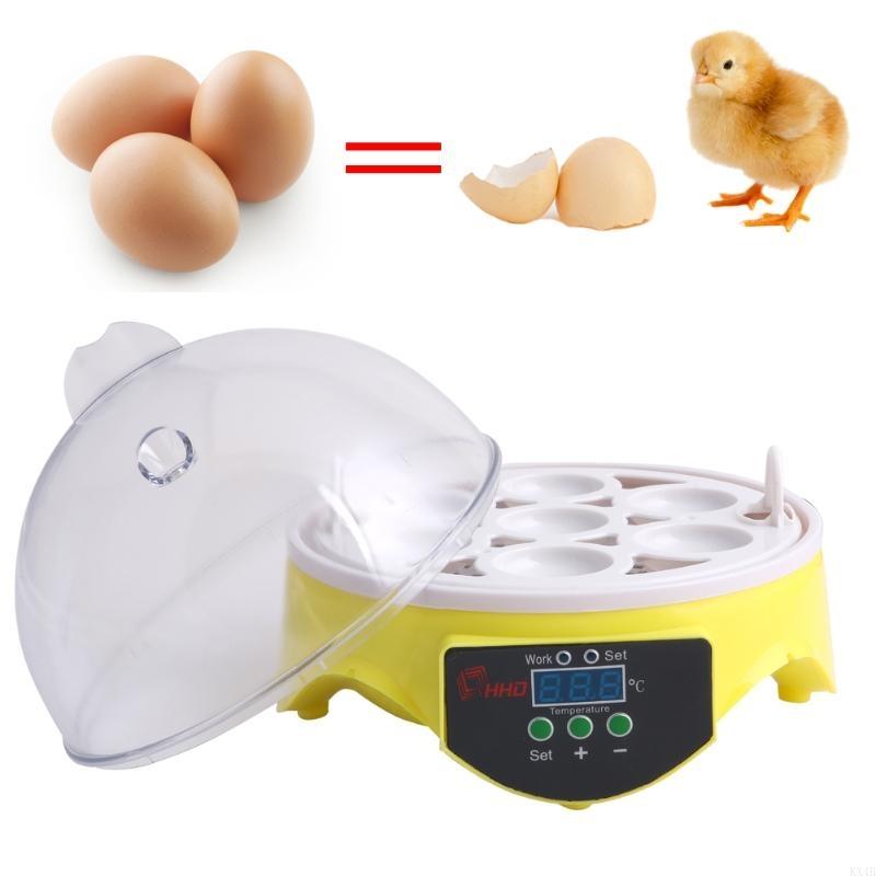 KX4B Intelligent Egg Incubator 7 Eggs Hatching Incubator Duck Quail Egg Incubators with Fully Automatic Egg Turning for Chick