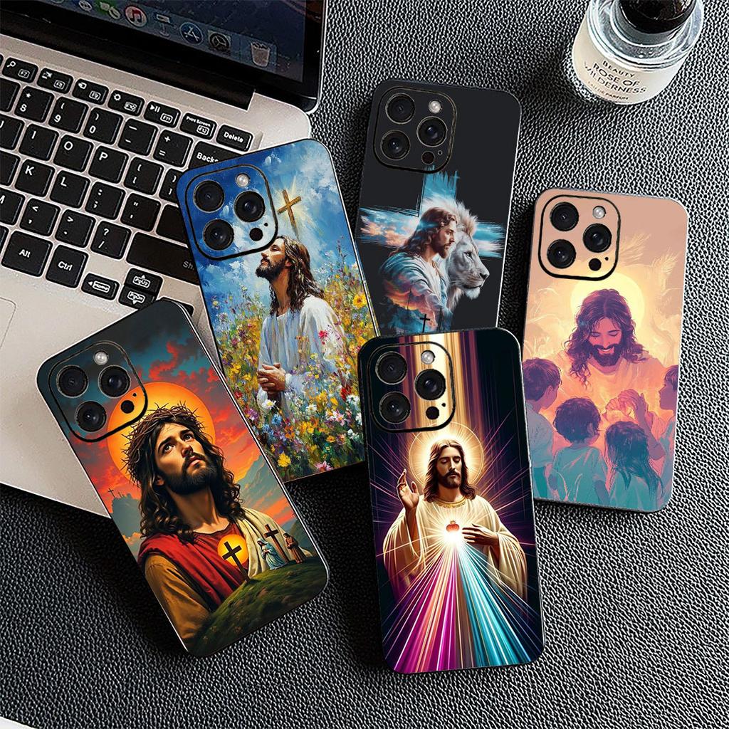 Casing for Xiaomi Redmi Note 13 14 Pro Plus ProPlus 14C 13C Pro+ 5G Phone Cover Protective Case God Christian Jesus Judah Christ