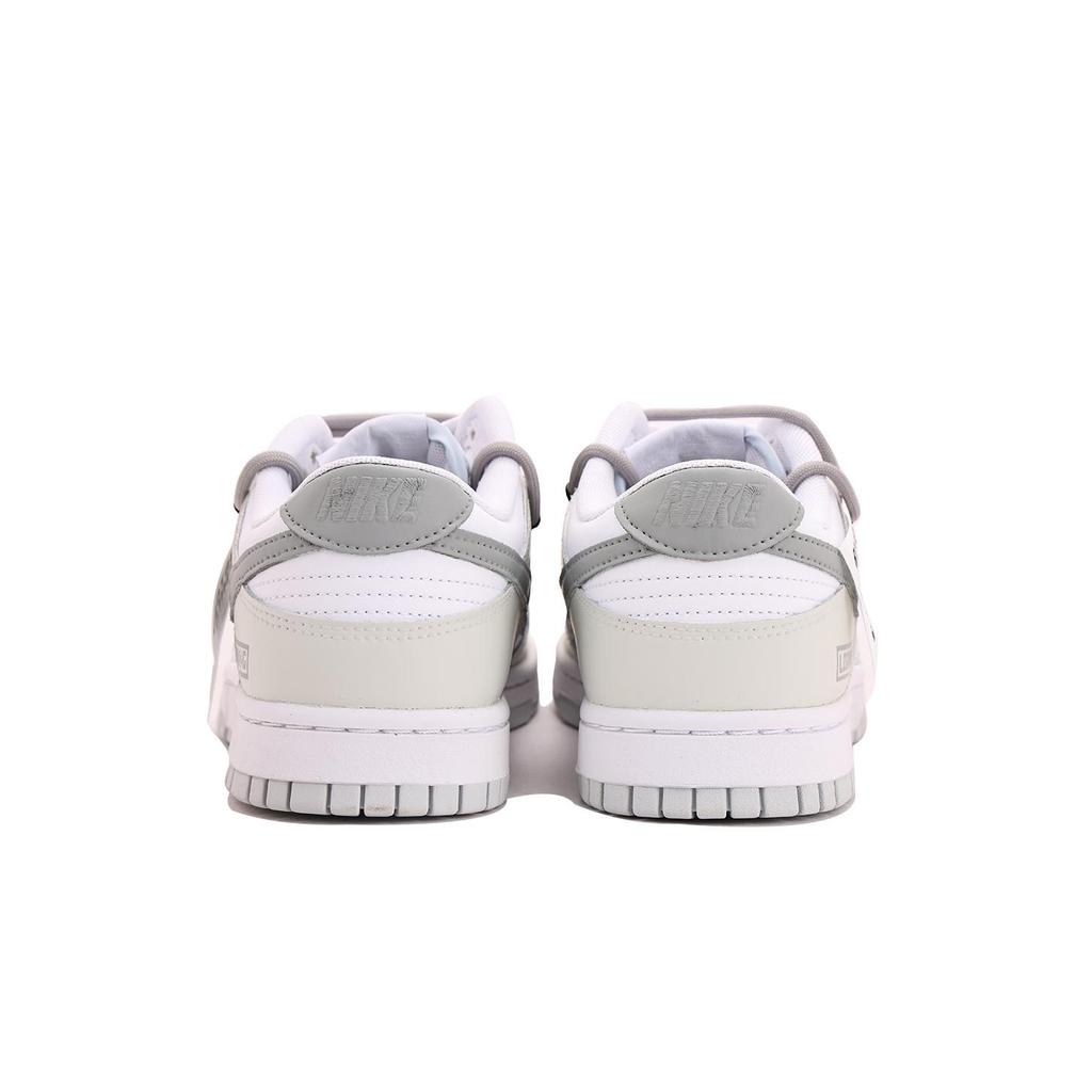 Nike Dunk Coverage Low top Skateboard Shoes Unisex White Gray HF5441-105(Team59-)