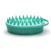 Exfoliating Silicone Body Brush,2 in 1 Bath and Shampoo Brush,Wet and Dry Scalp Massager,Premium Silicone Loofah,Lathers Well