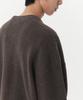MUSINSA STANDARD Oversized Ribbed Crew Neck Knit [Heather Brown]