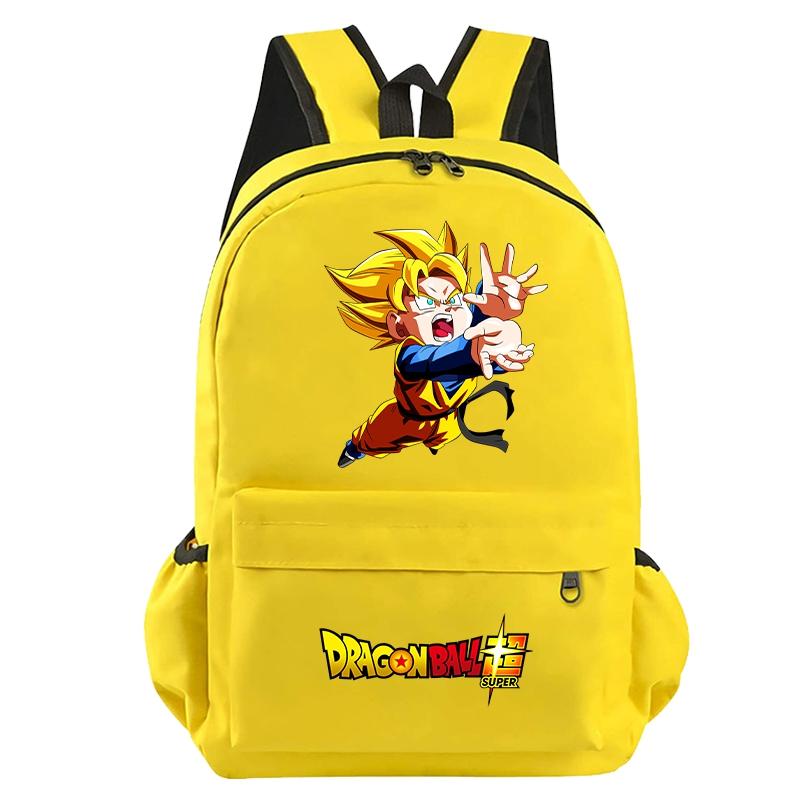 Anime Dragon Ball Printed Boy Girl Schoolbag Student Boy Girl Schoolbag Document Bag Children Teenager Breathable Bagpack Waterproof School Bag