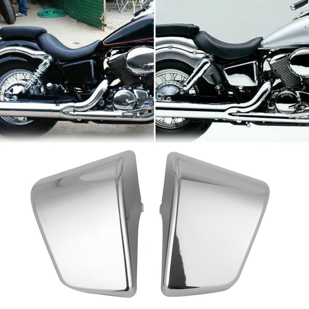 Left Right Motorcycle Battery Side Panel Fairing Covers for Shadow VT400 VT750 1997‑2003