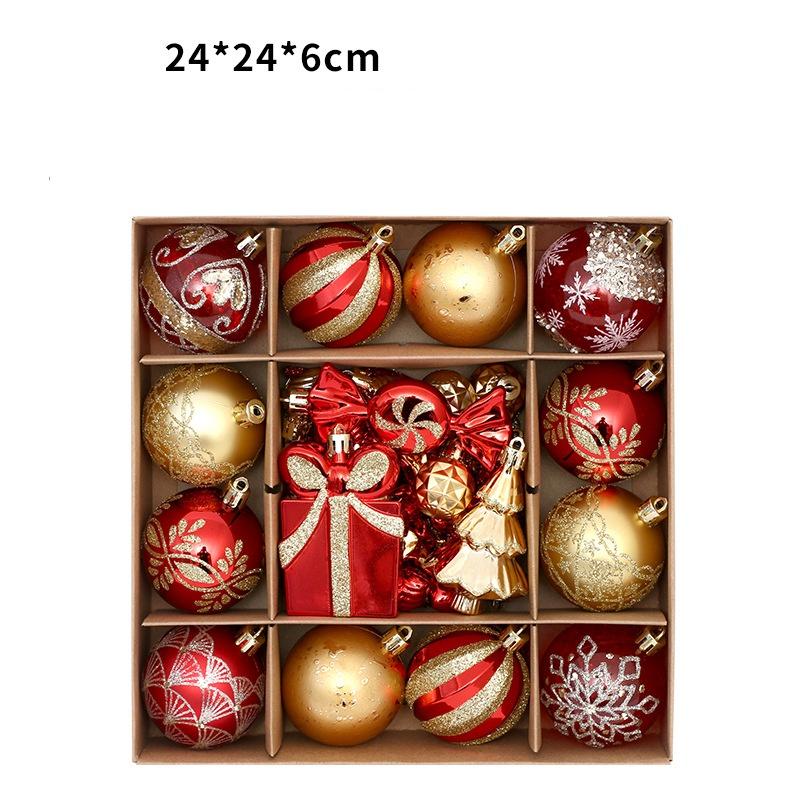 

Hanging Ball Pendant Christmas Tree Ornaments Xmas Decorations Shatterproof Christmas Ball Set For Christmas Tree Family