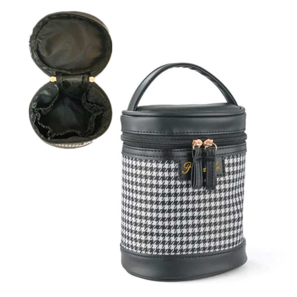 Tumecos Kosmetisk Rutete Vanntett Kosmetisk Oppbevaring Glidelås Bærbar Reise Sminke Kosmetisk Oppbevaring Svart 1 Pose, Mønster, Pose, Esk, Pung,