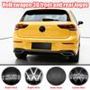 140mm Car Front 122mm Rear Trunk Emblem Grille Lid Logo Badge and Accessories For VW Golf 8 Car Modification Upgrade Accessories
