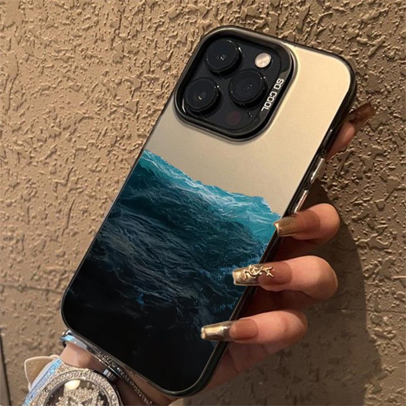 Pouzdro na telefon Pro iPhone 16E Pouzdra Pro iPhone 16 14 13 11 12 Pro Max 7 8 16 Plus XR XS X SE2 Barevný kryt s potiskem horského výhledu